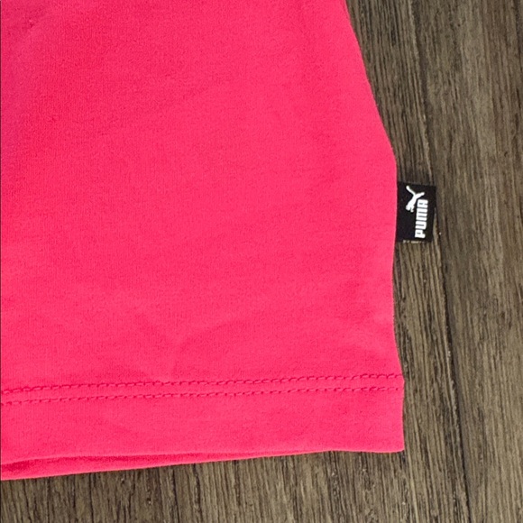 ❌SOLD❌NWT Lot of 2x [Puma] Pink Short Sleeve T-Shirt & Black Leggings Girls M - Picture 4 of 11